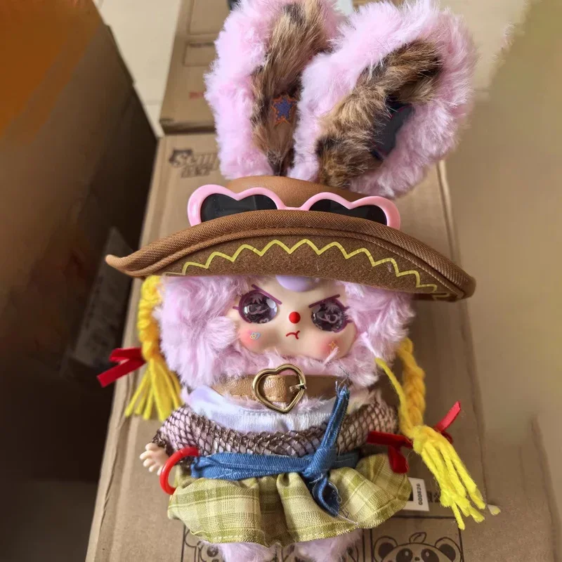 

new Baby Three Wild West Cowboy Limited Plush Doll exquisite girl Gift figure blind Box Soft Stuffed Toy Collector pendant