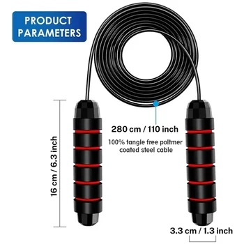 Steel Wire Adjustable Jump Rope 🔥🏃‍♂️ 6