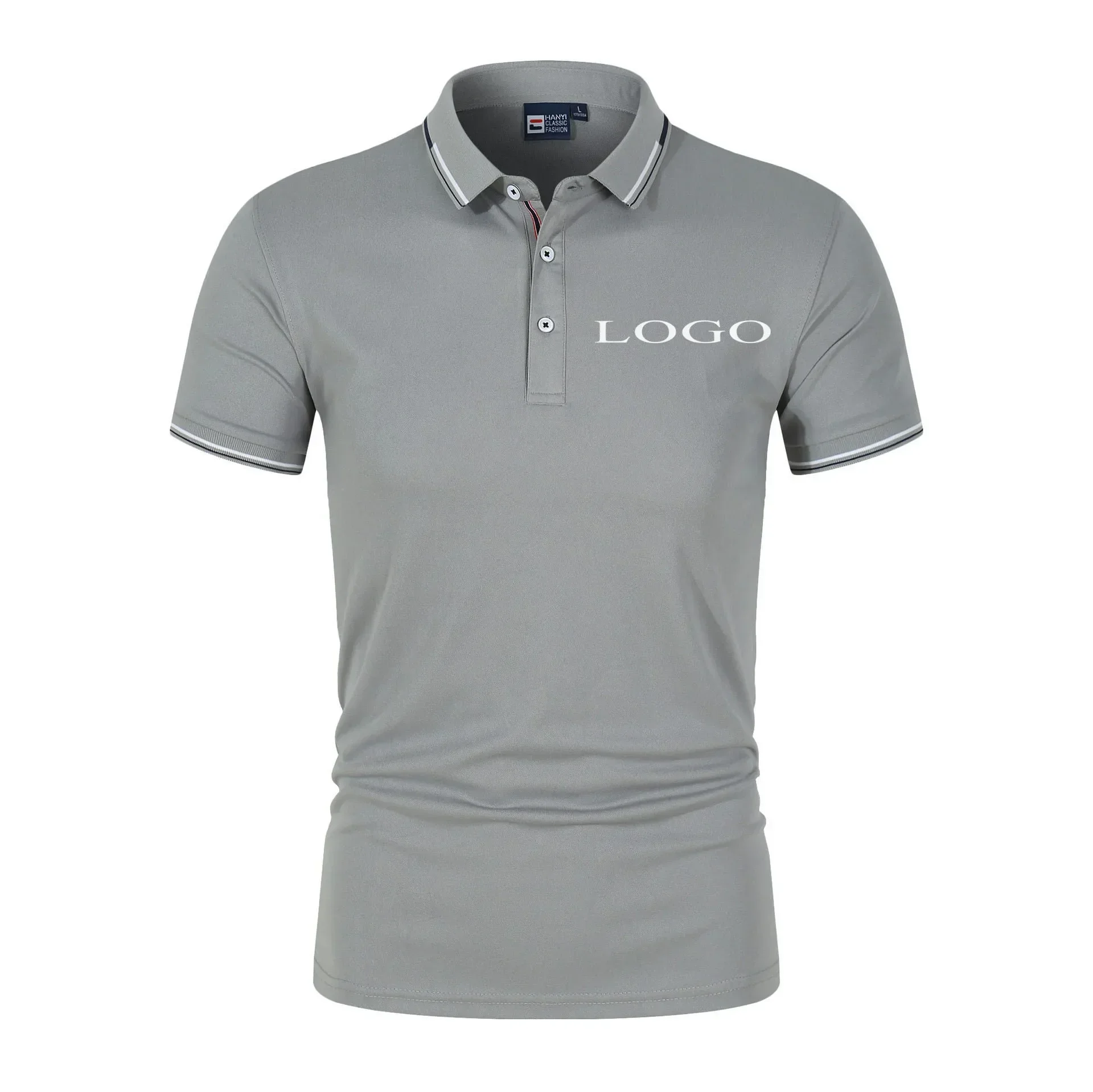 

Your Own Design Brand Logo/Picture Personalized Custom Anywhere Men Women DIY Polo shirt Clothing EU size high-end gifts