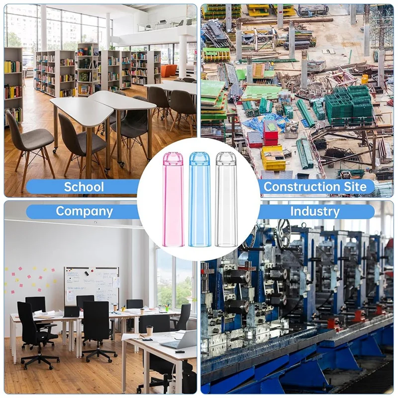 AED5-18 Pcs Pencil Tip Protector Cover, Plastic Pencil Caps,Colorful Pencil Toppers For Wooden Pencils Pencil Extender Holder