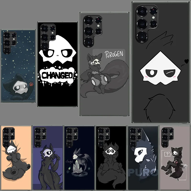 Changed Puro Reaction Sprite Phone Case For Samsung Galaxy S24 S23 S21 S20 FE S22 S26 Ultra S25 Edge S10 Plus Cover Clear TPU Ca