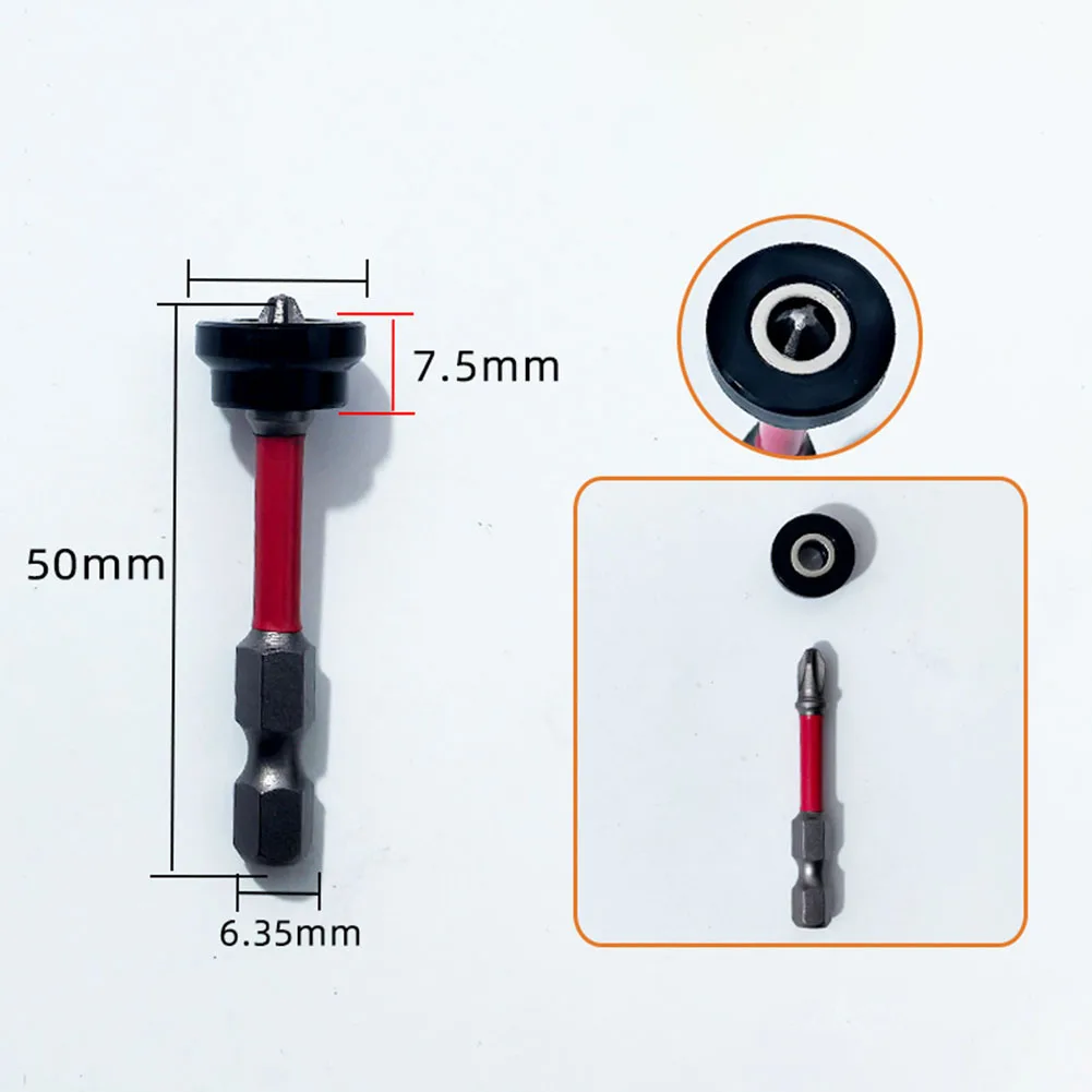 2pcs Positioning Drywall Screwdriver Bits Plasterboard Screws Locating Batch Positioning Screwdriver Bits Hand Tools