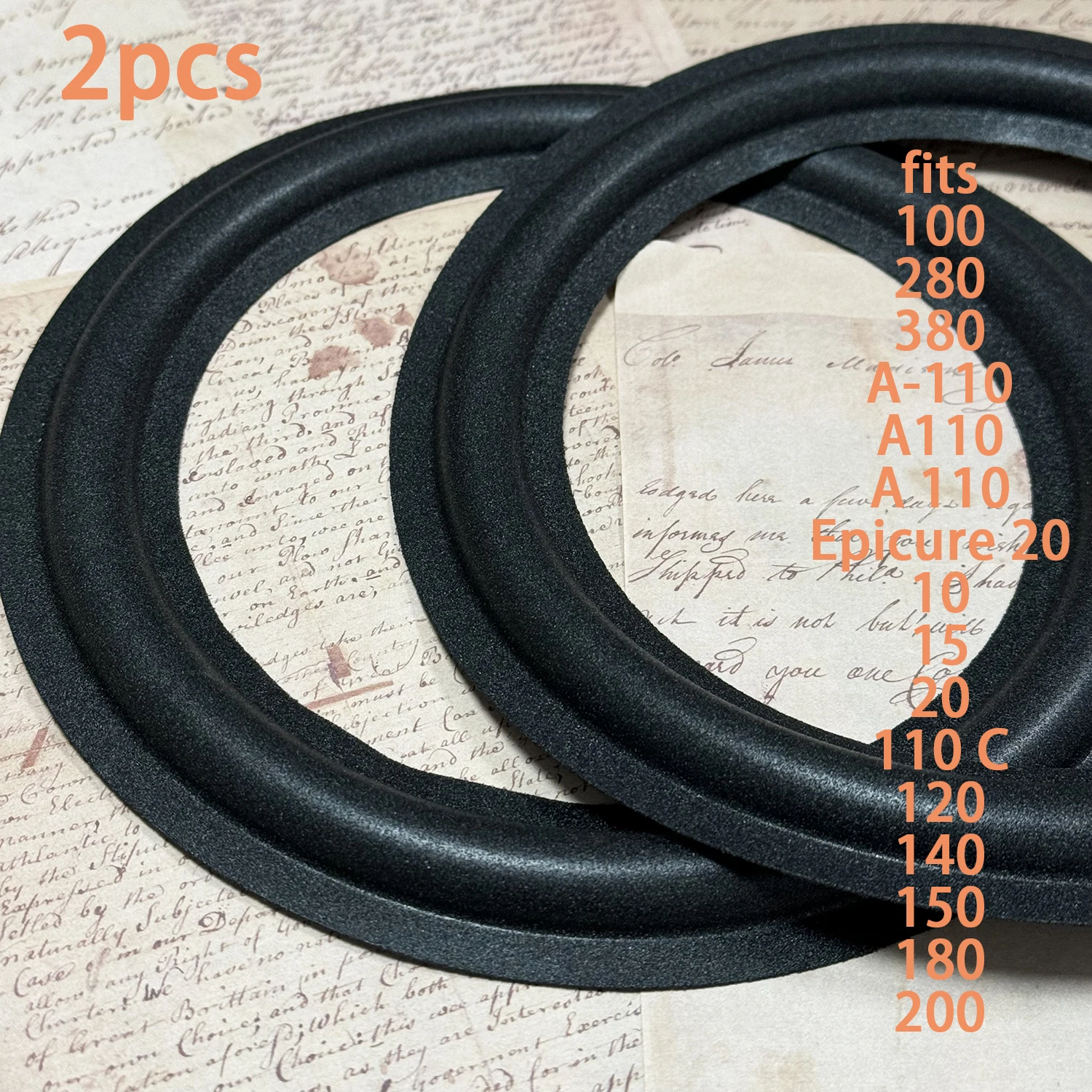 Fits EPI Epicure 100 280 380 A110 Epicure 20 10 15 20 110 C 120 140 150 180 200 SPEAKER Repair Part 8
