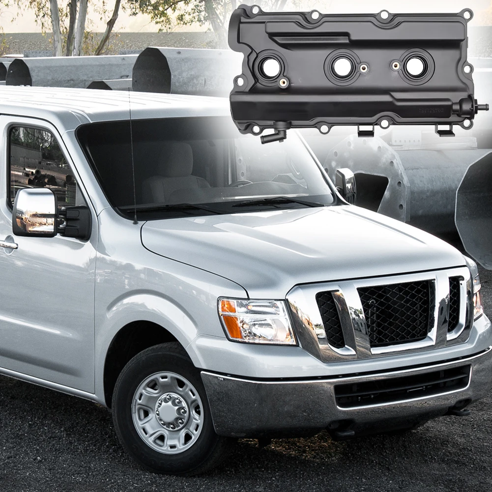 

2Pcs Cam Rocker Cover W/Gasket Screw Oil Cap Camshaft Rocker Cover Rubber Cover Gasket Kit OE 13264-EA200 13264-EA210