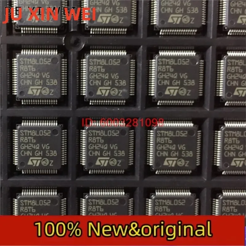 10~100pcs/lot STM8L052R8T6 STM8L052 LQFP-64 100% Brand New Original.