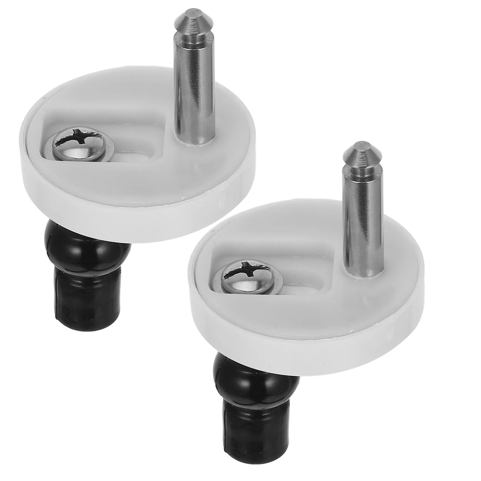 

2pcs Fixing Screws Replacement Durable Universal Lid Connect Hinge Secure Fixing Nuts Toilet Hinges Replacement Parts