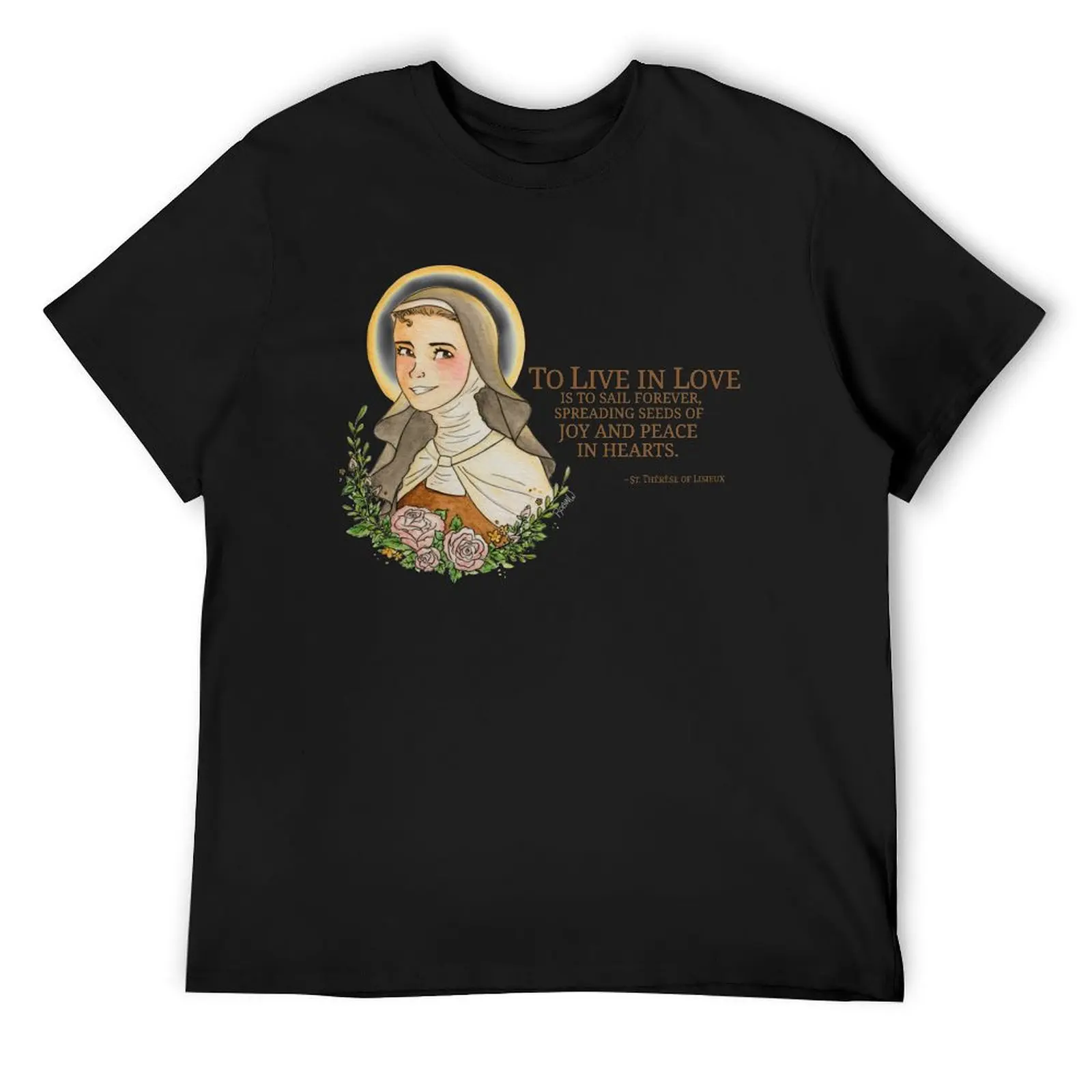 St. Therese of the Child Jesus T-Shirt shirts graphic customizeds mens t shirts casual stylish