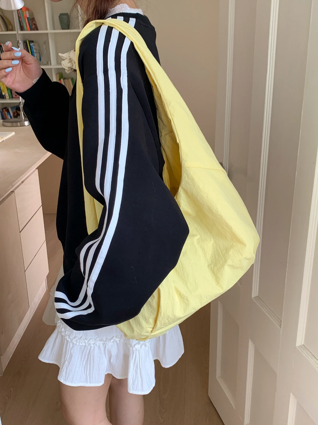 

Casual Canvas Bag Women's Single Shoulder Student Artistic Japanese Style Simple Versatile Large Capacity Tote Bag