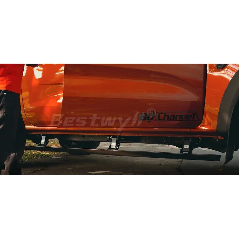 

Factory Hot Selling BESTWYLL Next Gen Electrical Stepboard Pickup Running Board Power Automatic 3 Brackets Electric Side Step Fo