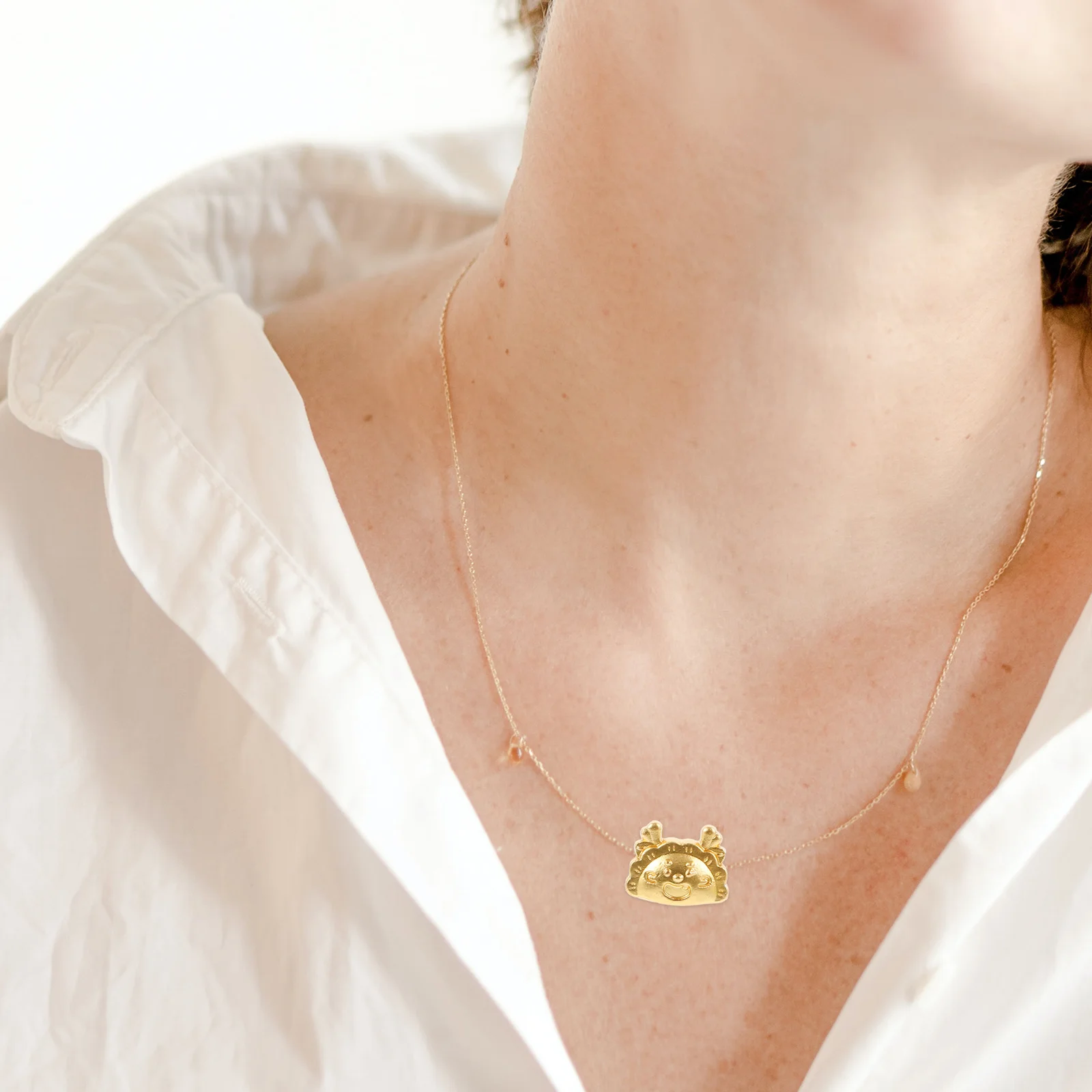 

10 шт., бусины-разделители в форме клецок-дракона для самостоятельного изготовления ювелирных изделий, браслет, ожерелье, аксессуары для рукоделия, резинки, браслет