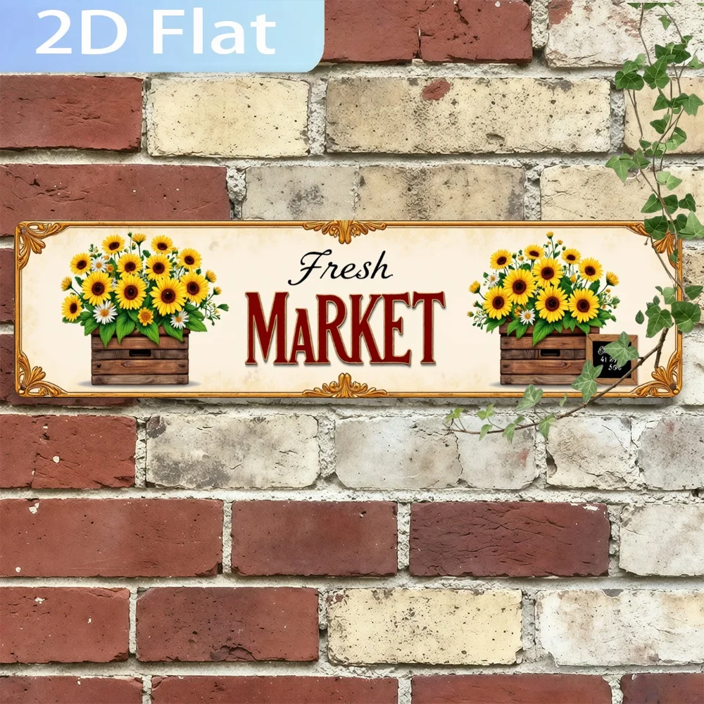2D Flat, Vintage Sign 'Sunflow - огляд і ціна Home Kitchen Bathroom Marketing