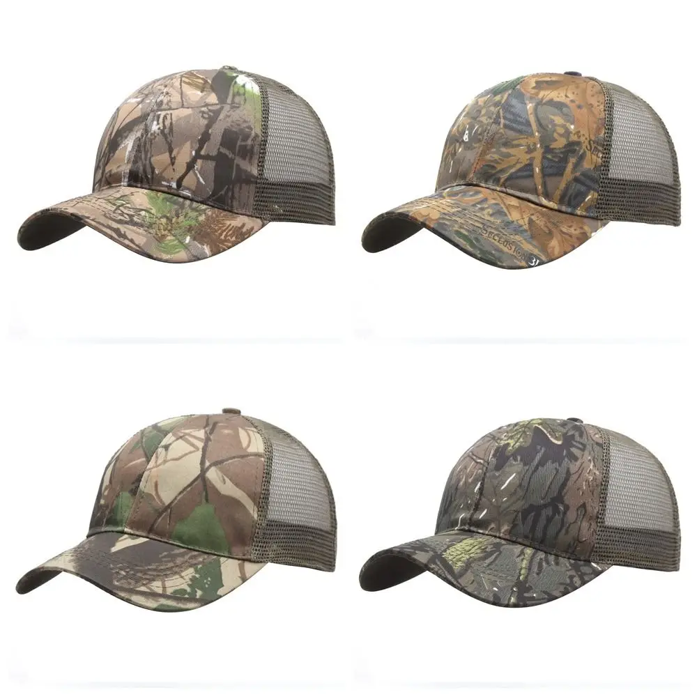 

2024 Mesh Hat Breathable Casual Cadet Hat Anti-uv Adjustable Trucker Cap Four Seasons