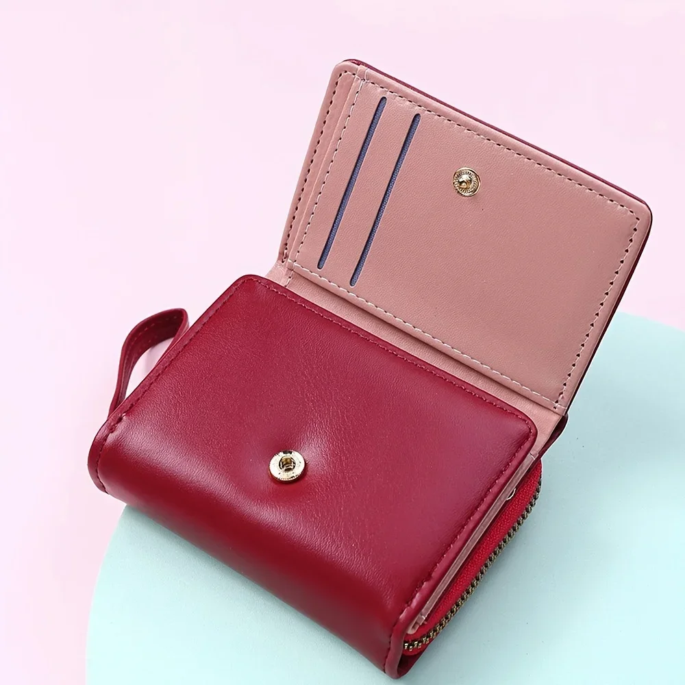 Four Seasons Available Women's Fashion Wallet Multiple Compartments Credit Card Coin Storage Student Leisure Bag