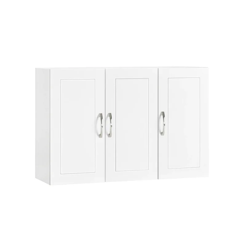 SoBuy FRG231-L Hängeschrank Badezimmerschrank Hängend Wandschrank mit Verstellbarem Regal Für Bad, Küche, Wohnzimmer 90x60x30cm