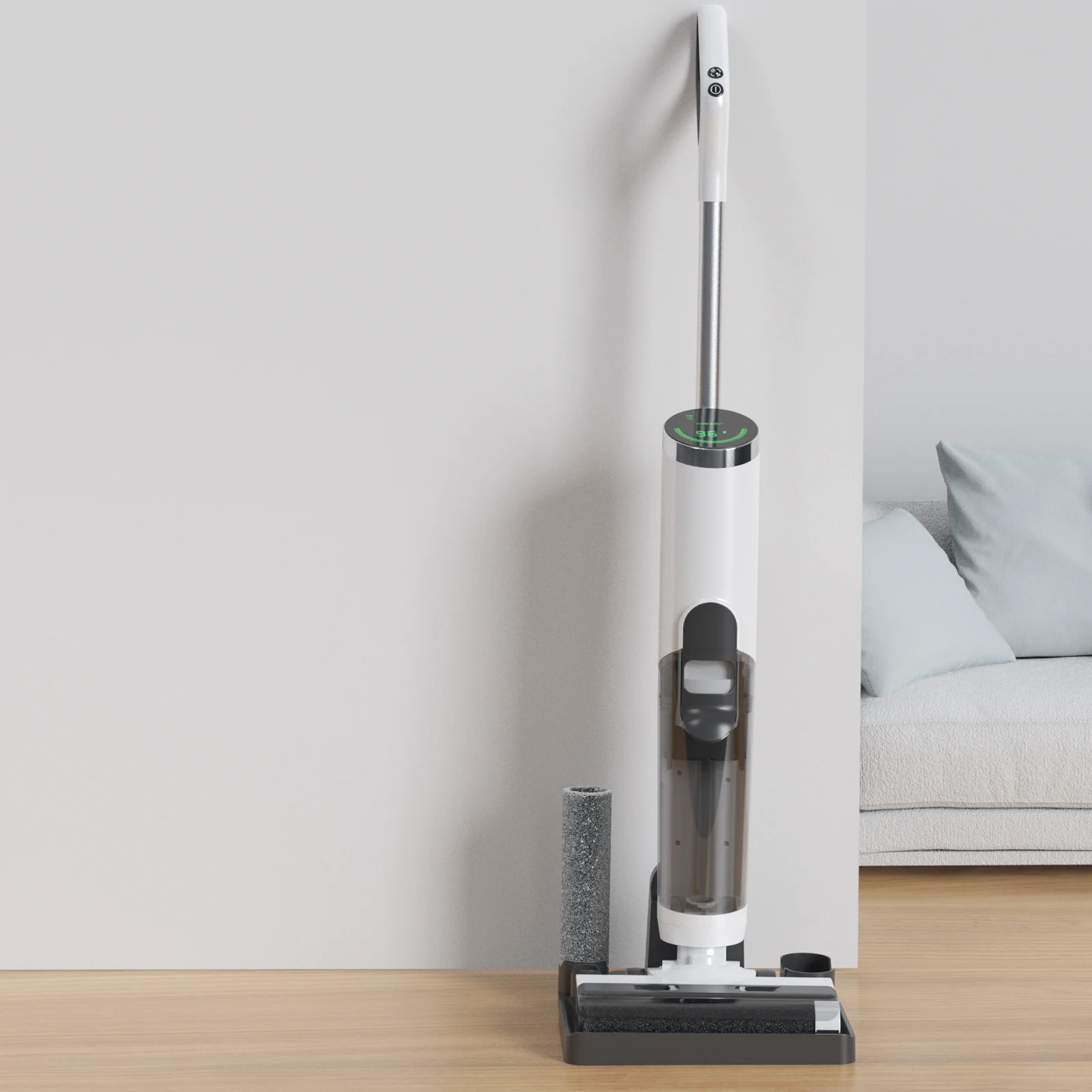 Shenzhen Manufacturer 18000pa Strong Suction High Quality 4000mAh Battery Vacuum Cleaner for Hard Floor