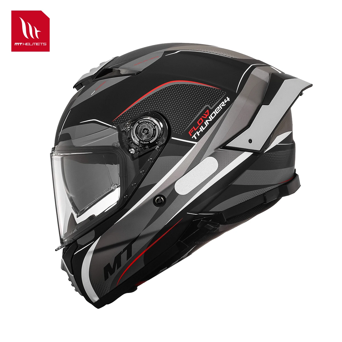 Motorcycle Helmets Racing Mt Helmet Spain Thunder 4 Sv Full Face Double Visors Dual D-Ring Buckle S-4Xl All Seasons