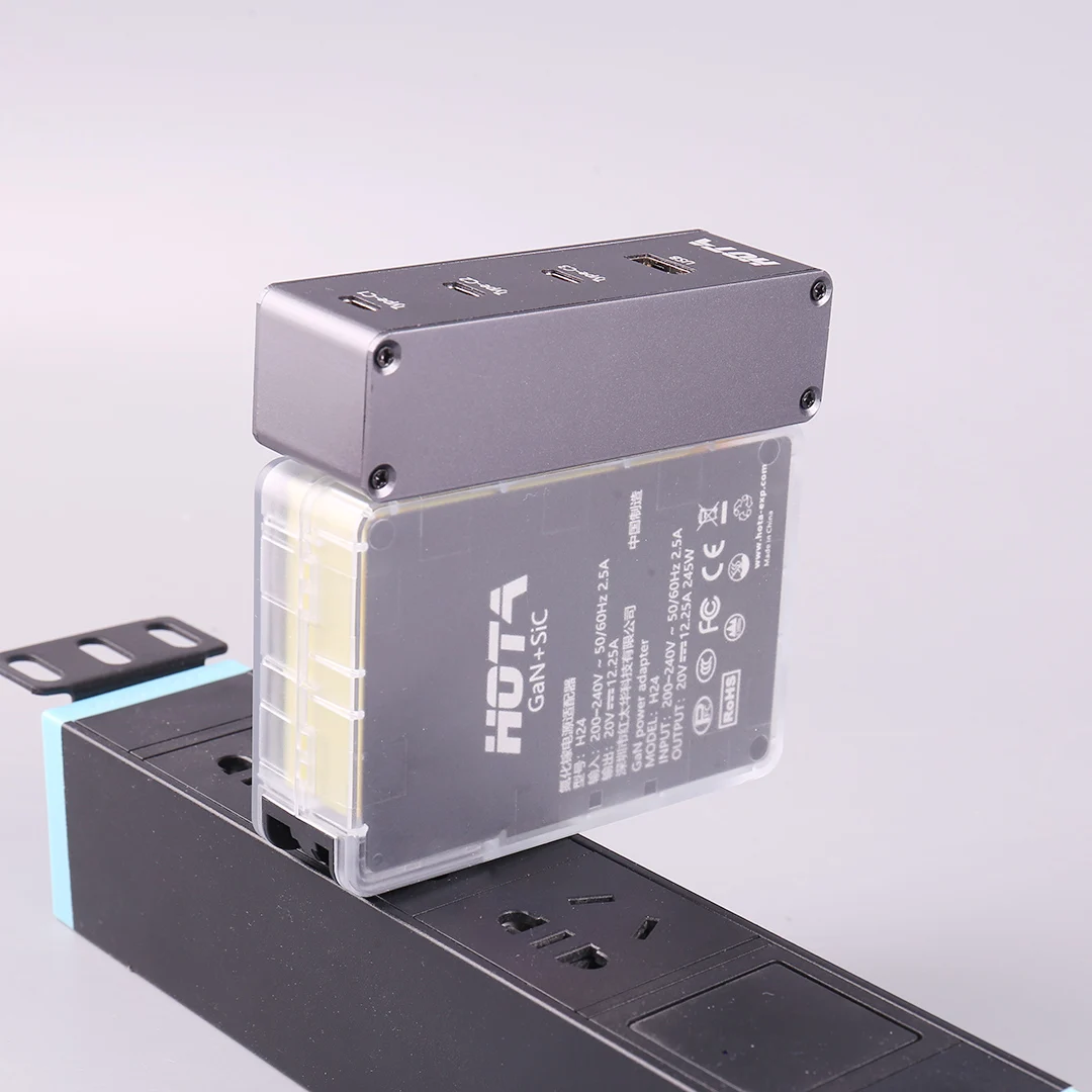 HOTA H24 245W GaN Nitrid AC Adapter P24 PD 248W USB Typ-C Ladegerät mit 3-6S XT60 Eingang