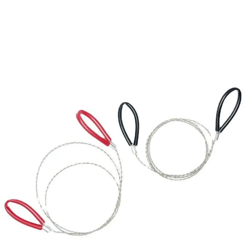 4-strand Stainless Steel Wire Saw with Handle Strong Outdoor Camping Survival Tool Manual Mini Hand Steel Wire Saw