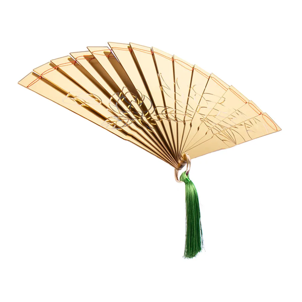 Fantasy Kimetsu Cosplay Douma Costume Golden Lotus Silk Folding Fan Cosplay Anime Props Halloween Party Accessaries