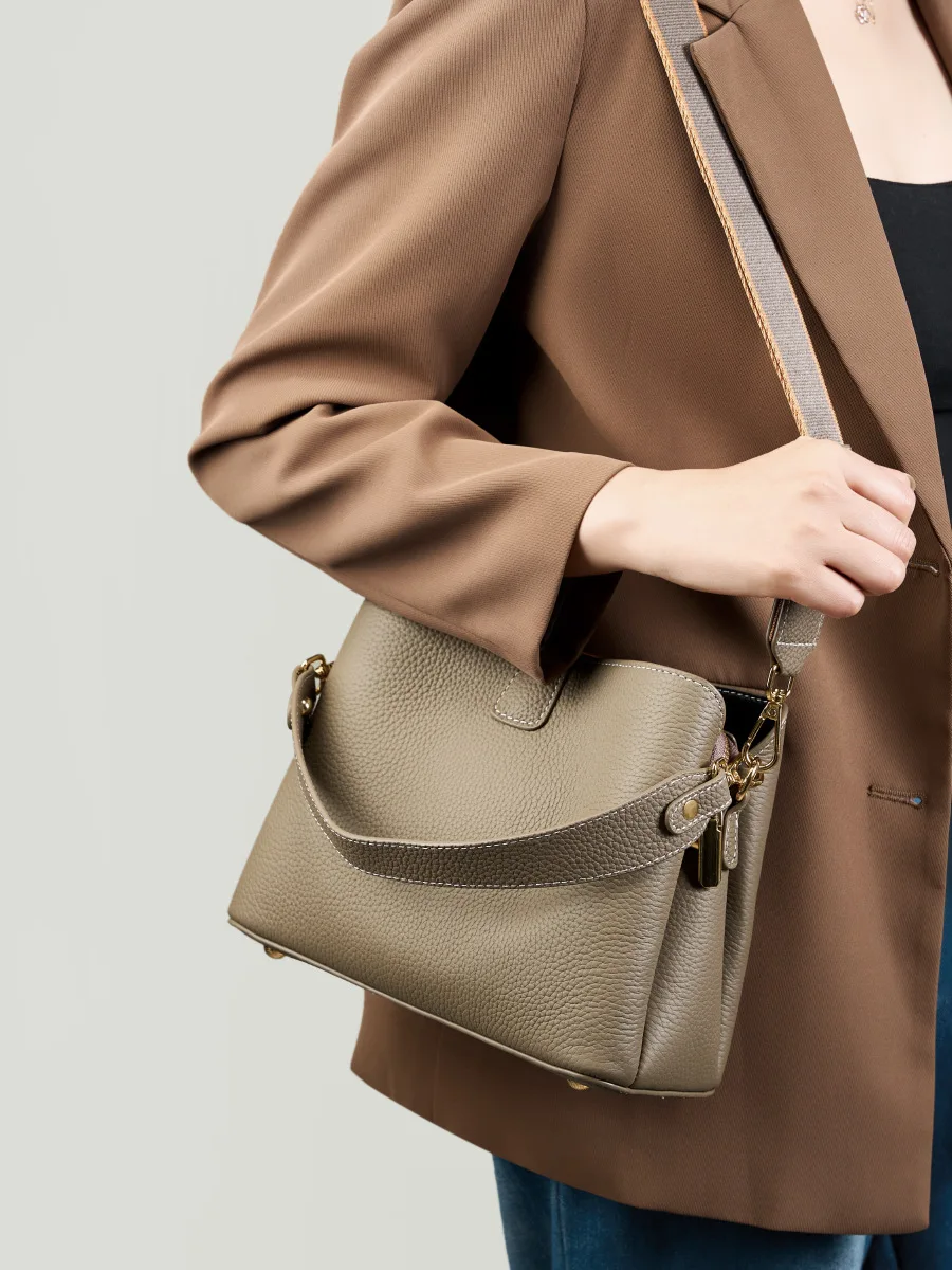 Thumbnail 3 - #12 Trending Soft Leather Bucket Bags Right Now