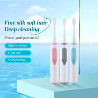 jian Sonic Electric Toothbrush for Men and Women Adult Household Non Rechargeable Soft Hair IPX6 Waterproof