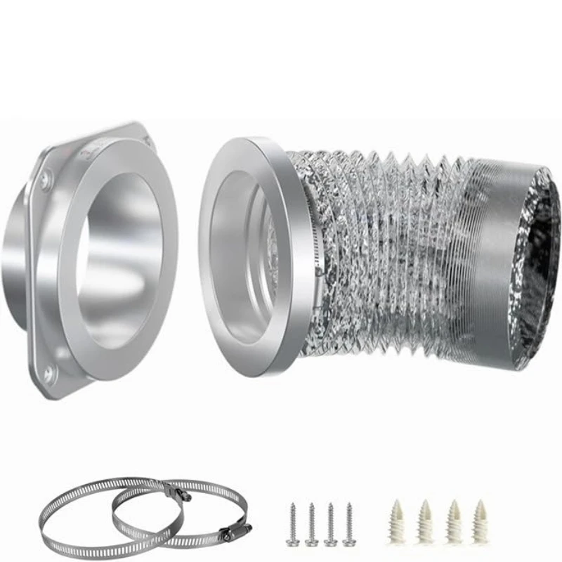 

Dryer magnetic exhaust connector 180 degrees, sealed dryer exhaust connector