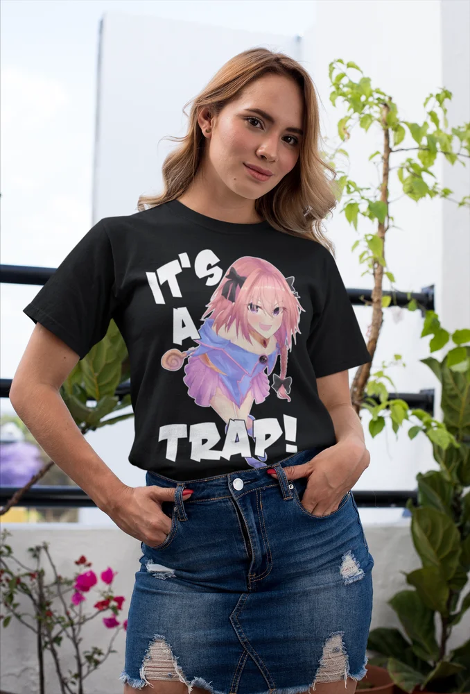 Unisex Fate GO Astolfo Anime T-Shirt, Femboy Manga Shirt