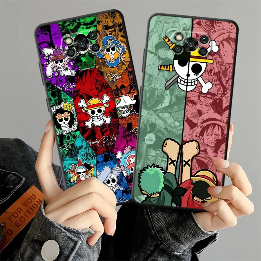 

Чехол для телефона с изображением аниме Луффи для Xiaomi Poco F8 C50 F1 C75 C71 F3 M5 M3 M4 M7 Pro C61 X3 X4 X5 X7 Pro