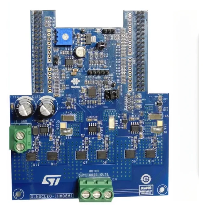 X-NUCLEO-IHM08M1 Low Voltage Motor Driver - BLDC Expansion Board for DIY Robotics & Embedded Projects