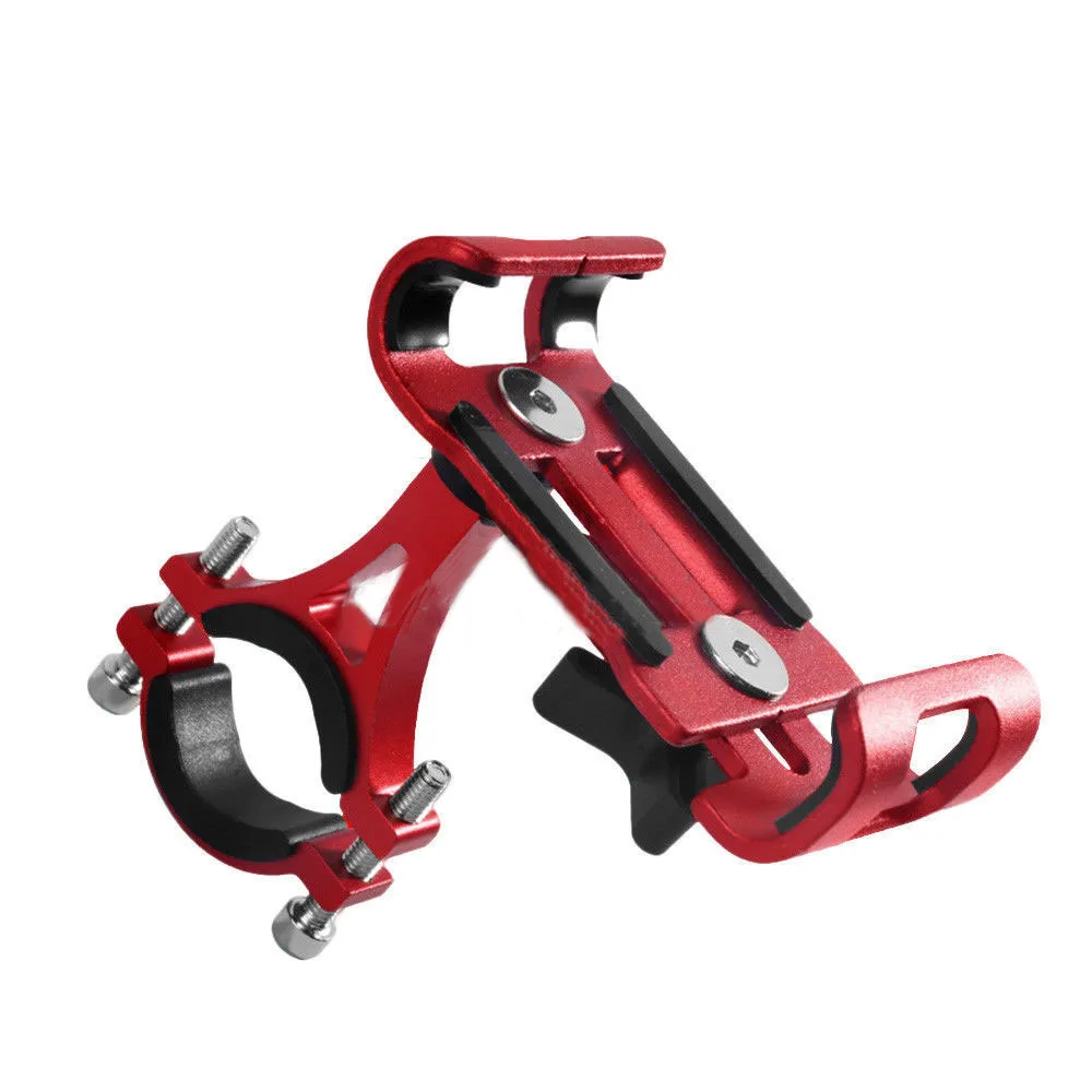 360 ° Drehen Metall Motorrad Fahrrad Telefon Halter Anti-rutsch Halterung GPS Navigation Clip Universal Fahrrad Ständer für Alle Smartphones