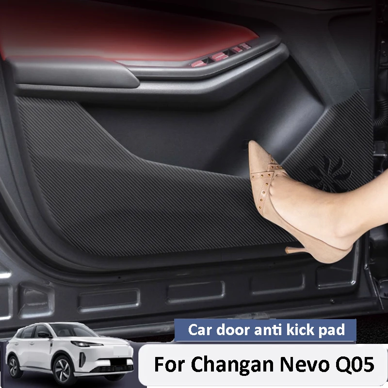 

For Changan Nevo Q05 2024-2025 Car Door Anti Kick Pad Interior Decoration Accessories Door Panel Protective Tape