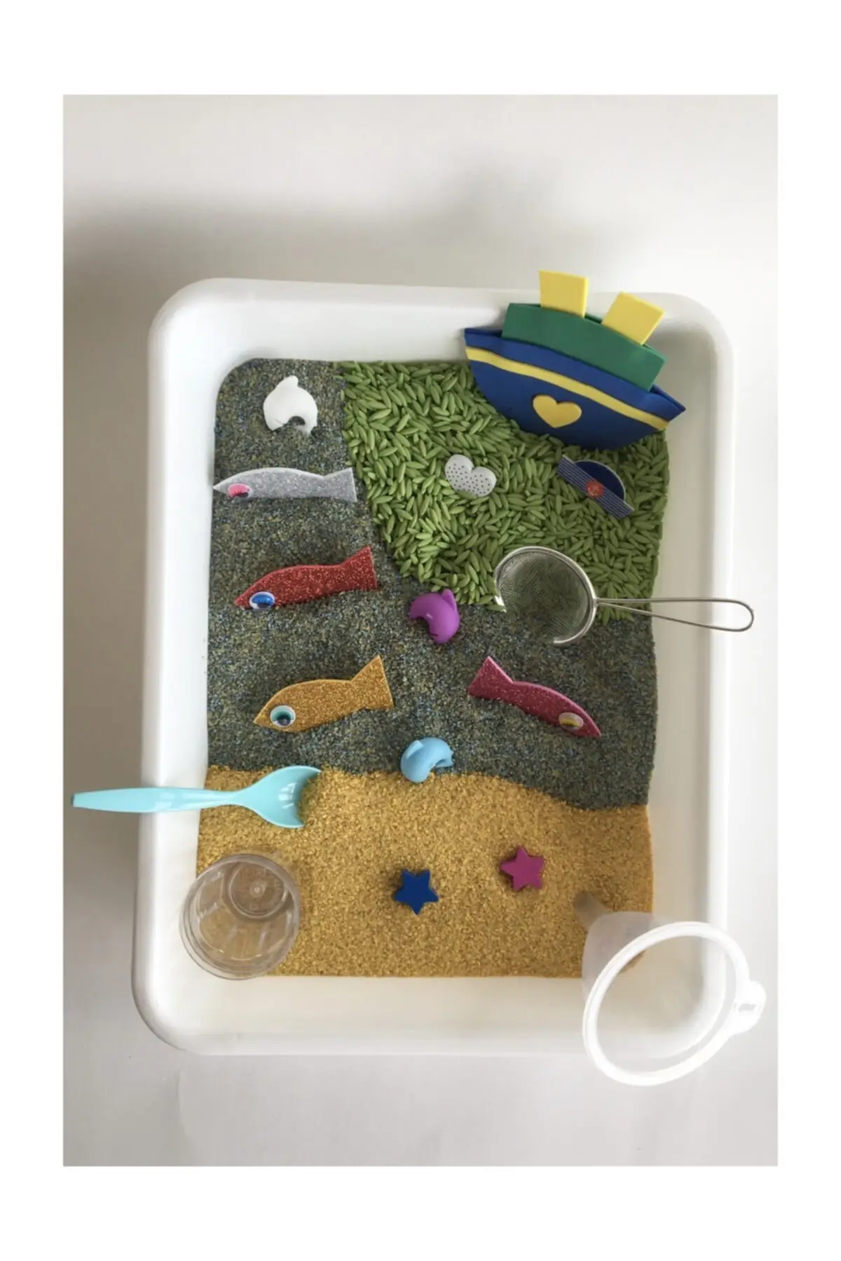 Set Permainan Sensorik Bertema Bahari-Mainan Montessori