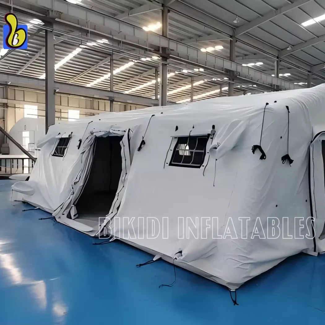 Rapid Deploy Inflatable Medical Shelter Airtight Emergency Waterproof Tent