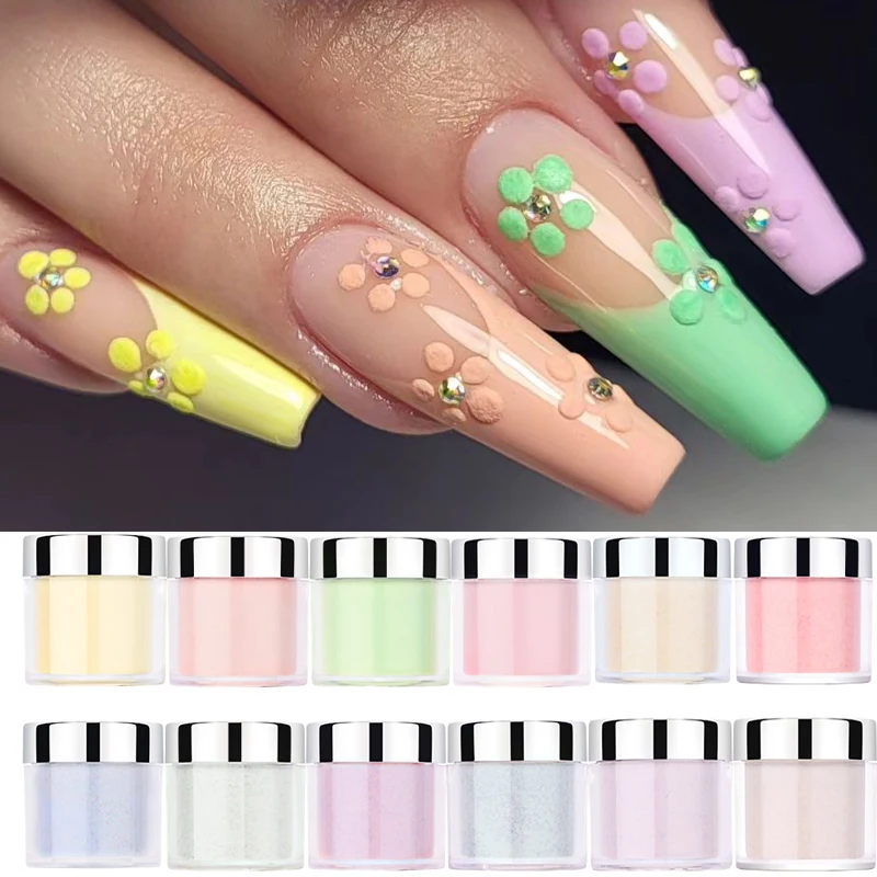 1 オンスキャンディーライトカラーアクリルネイルパウダープロフェッショナルネイルアートエクステンションアクリルパウダー浸漬/彫刻 3 In1 マニキュアパウダー