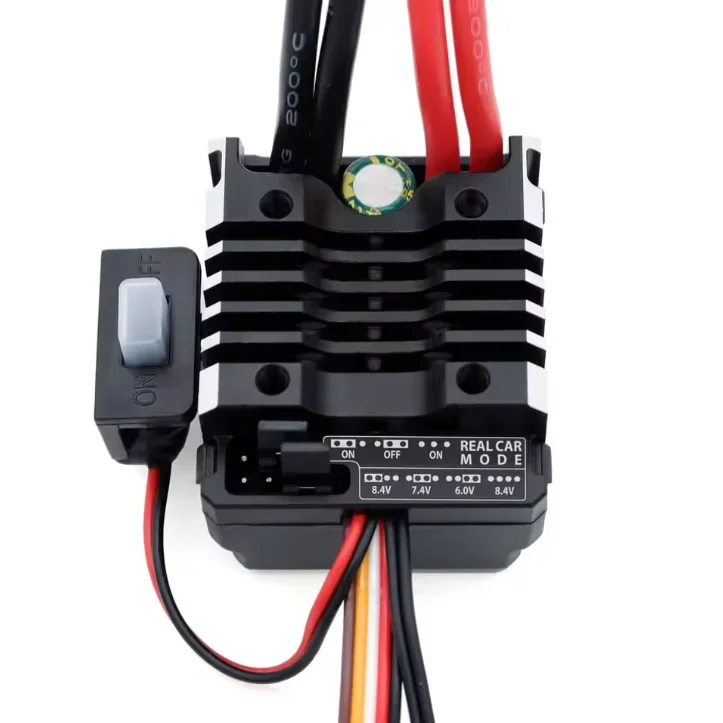 تجاوز هواية 80A Pro V2 نحى ESC Buit-in BEC 6.0 فولت-8.4 فولت مقاوم للماء مروحة بطاقة برمجة ل RC 1/10 الزاحف نحى سيارة جديدة