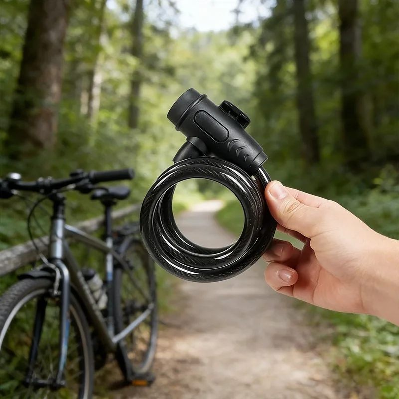 

Замок для велосипедной цепи, сверхмощный металлический противоугонный велосипедный замок диаметром 80 см с 2 ключами для максимальной безопасности и усиления велосипедного замка