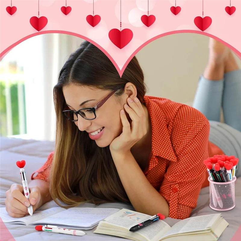 ปากการูปหัวใจวันวาเลนไทน์จํานวนมาก, ปากกาลูกลื่นแบบพับเก็บได้สําหรับวันวาเลนไทน์ผู้ใหญ่ผู้หญิงพยาบาลงานแต่งงาน