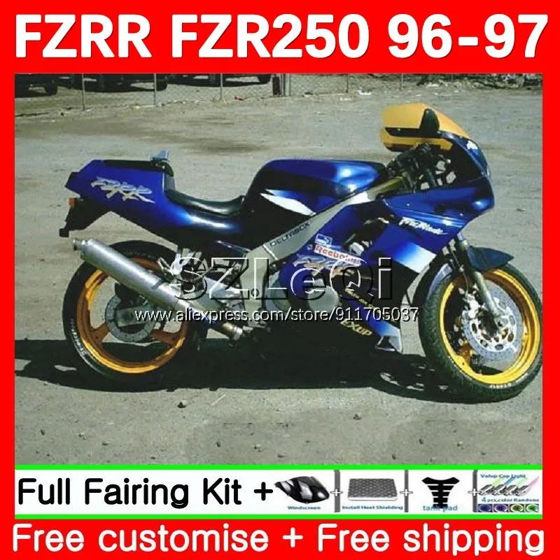 FZR250RR For YAMAHA FZR250R FZRR FZR 250 250R FZR250 R RR 94 95 96 Glossy black 97 151No.33 FZR-250 1994 1995 1996 1997 Fairing