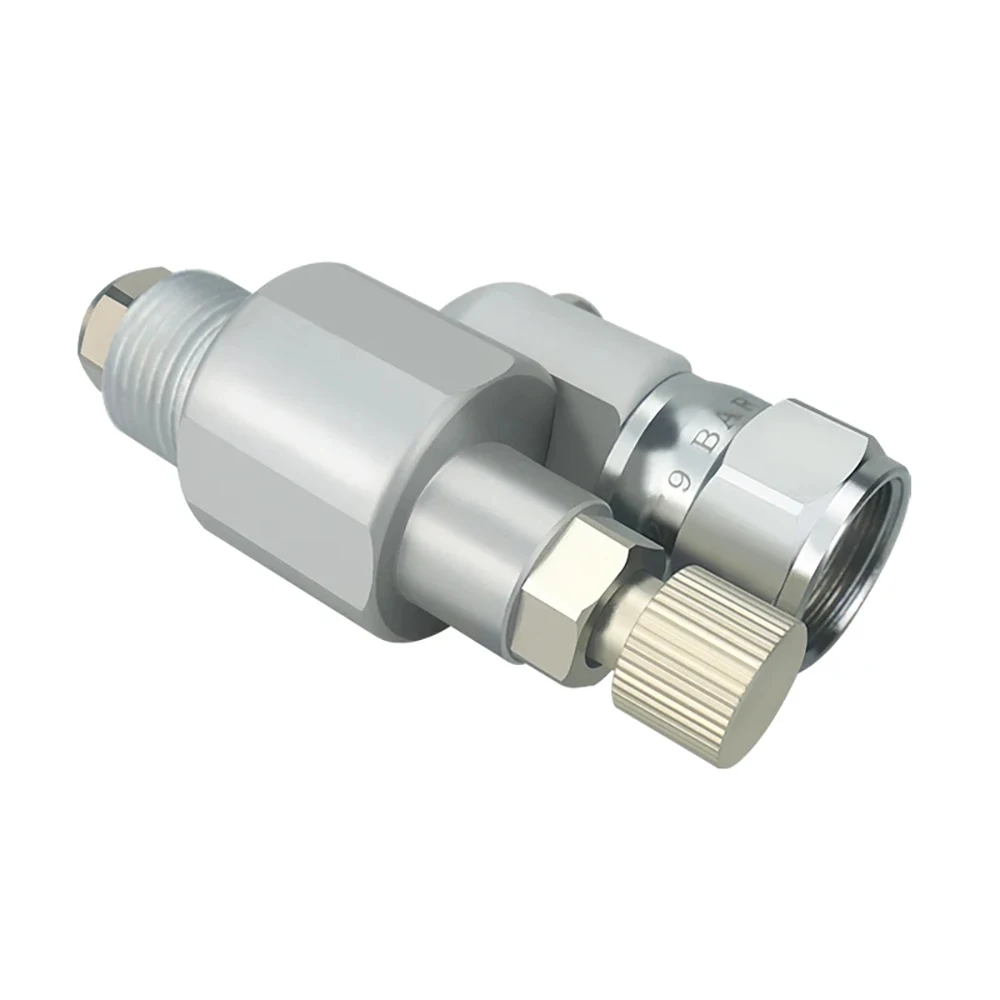 1PC/set 287030 CleanShot Shut-off Valve Swivel Joint Thread Spray Gun Paint Sprayer Adapter Airless Paint 7/8-Inch 180 Degree Ro