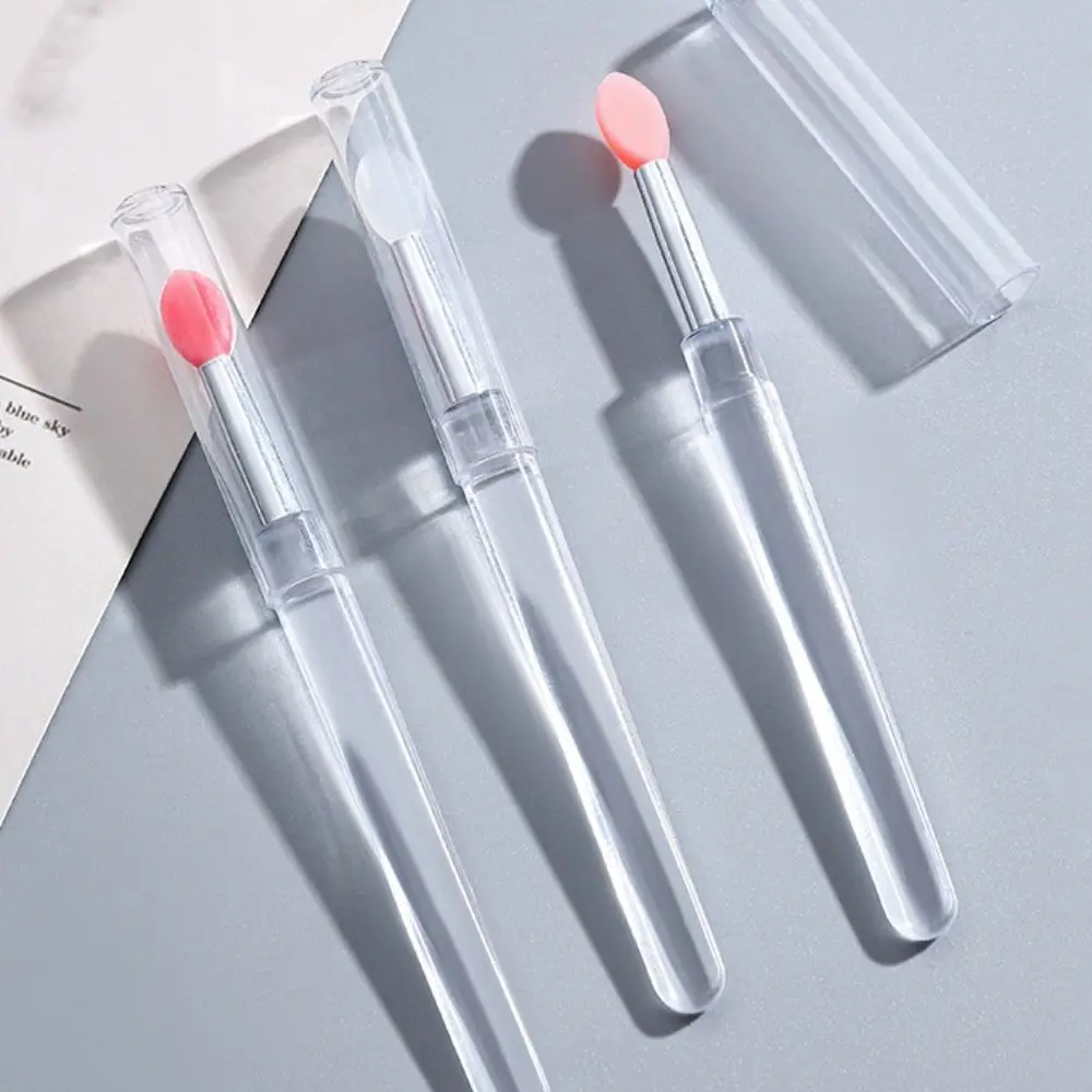 10 قطعة فرشاة فنية للأظافر من السيليكون الشفاف قابلة لإعادة الاستخدام من السيليكون الناعم أداة توزيع الأظافر متعددة الوظائف #1