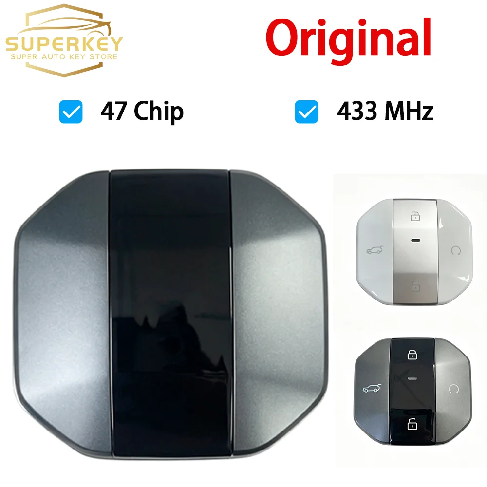 

SUPERKEY Original 4 Buttons 433MHz 47 Chip Smart Remote Control Car Key Fob For JETOUR Freedom T1 T2