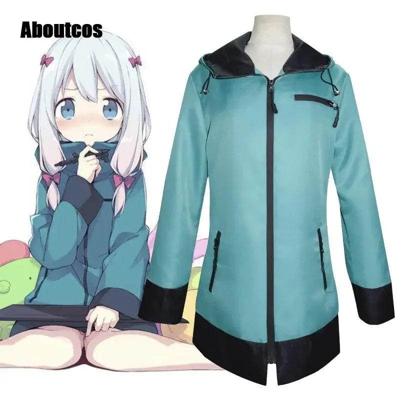 Aboutcos Anime Eromanga Sensei Cosplay Suits Izumi Sagiri Blue Jacket Ero-Sensei Kawaii Girls Lolita