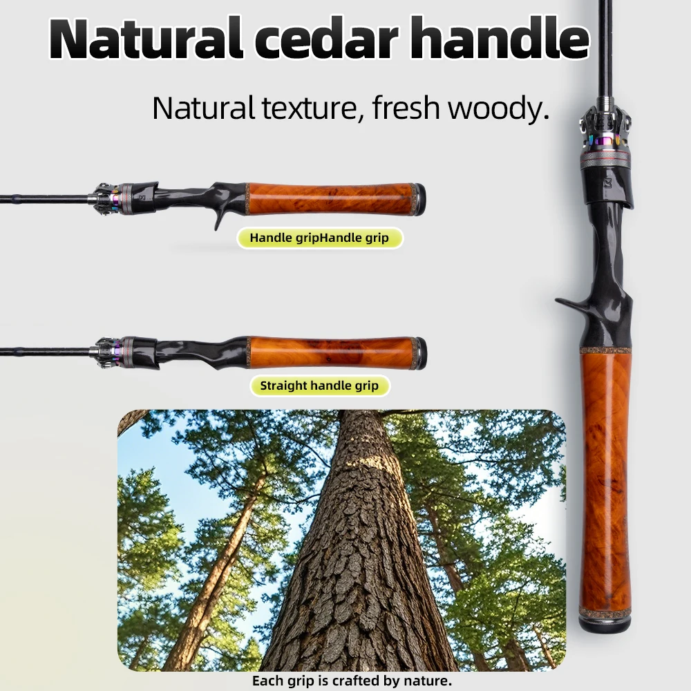 

Удочка FISHINGFANS RANCY 2.0 UL POWER с рукояткой из натурального кипариса, карбоновым катушкодержателем, кольцами FUJI O и катушкодержателем с шумовкой