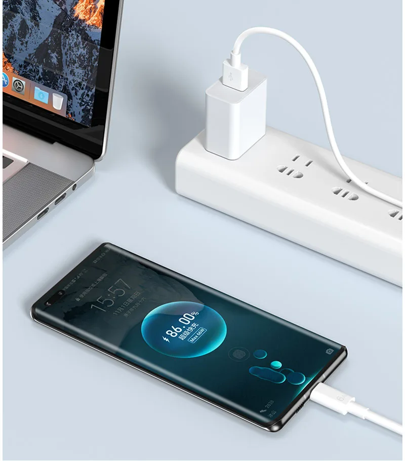 Original Supercharge charger for Huawei P50 p40 mate 40 30 pro plus V40 nova 9 honor 50 11V 6A 66w super Charge EU wall charger