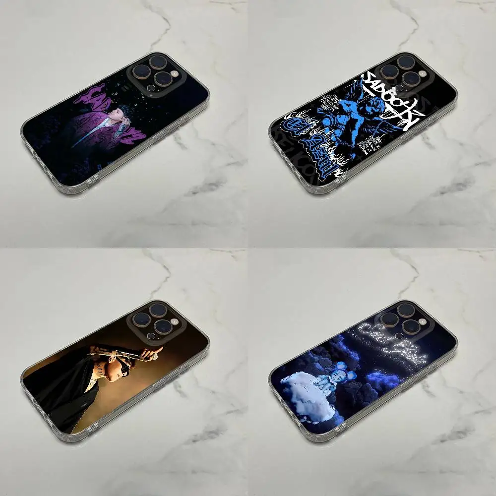 

Cool J-Junior H Sad Boyz Phone Case For iPhone 16,15,14,13,12,11 Plus,Pro,Max,XR,XS,Plus,E,SE4,Mini Transparent Cover