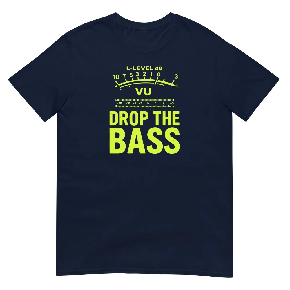 Retro VU Meter Vintage Hi-Fi Audio Stereo Music Sound T-Shirt