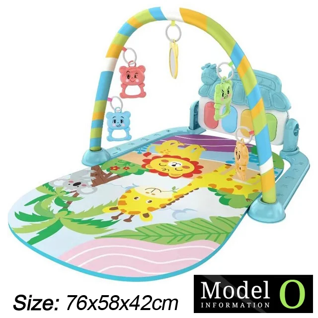 Baby Fitness Stand Muziek Spelen Gym Activiteit Speelgoed Pasgeboren Piano Kruipende Deken Pedaal Game Pad Vroeg Onderwijs 0-36 Maanden Geschenken