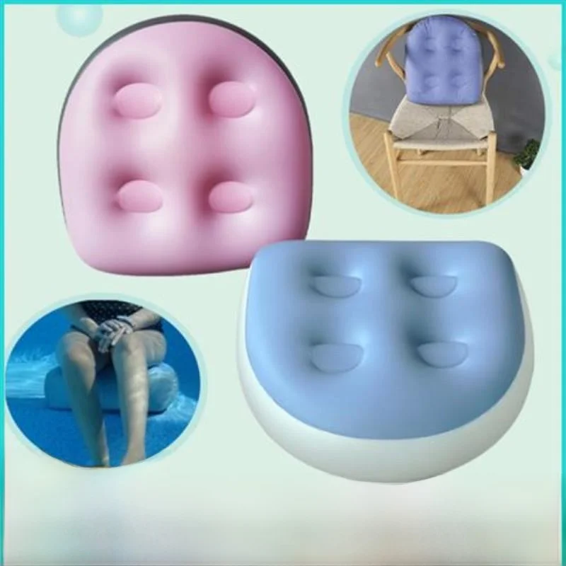 

Thickened Inflatable Spa Bathing Hot Spring Cushion Anti-Hemorrhoid Beautiful Butt Pad Square Water-Filled Stress Relief...