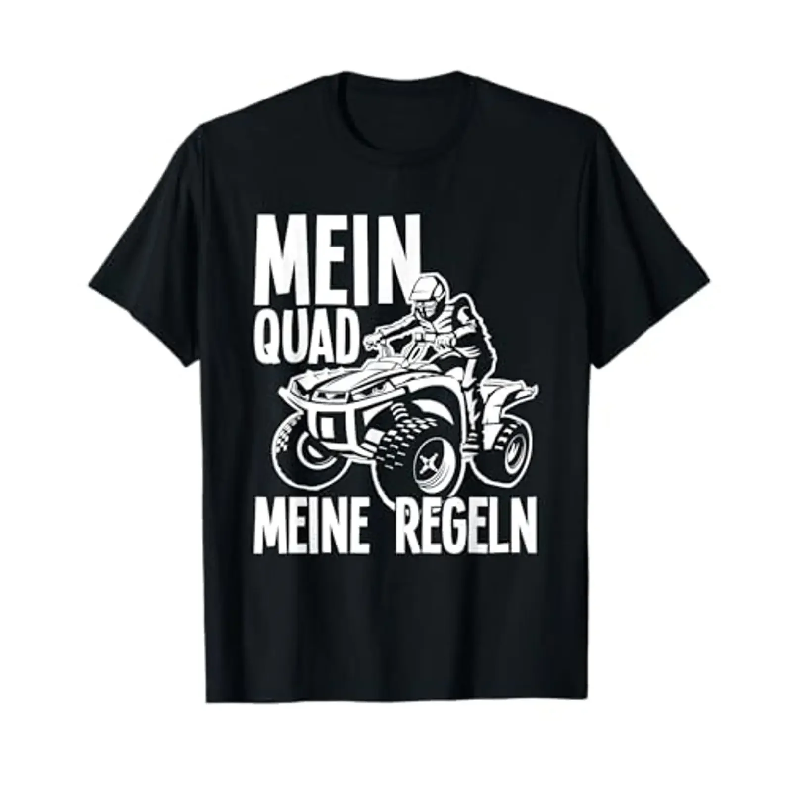 Mein Quad Meine Rules Funny Quadfahrer Slogan T Shirt vintage Washed Stretched Comfortable graphic fashion streetwear Slightly