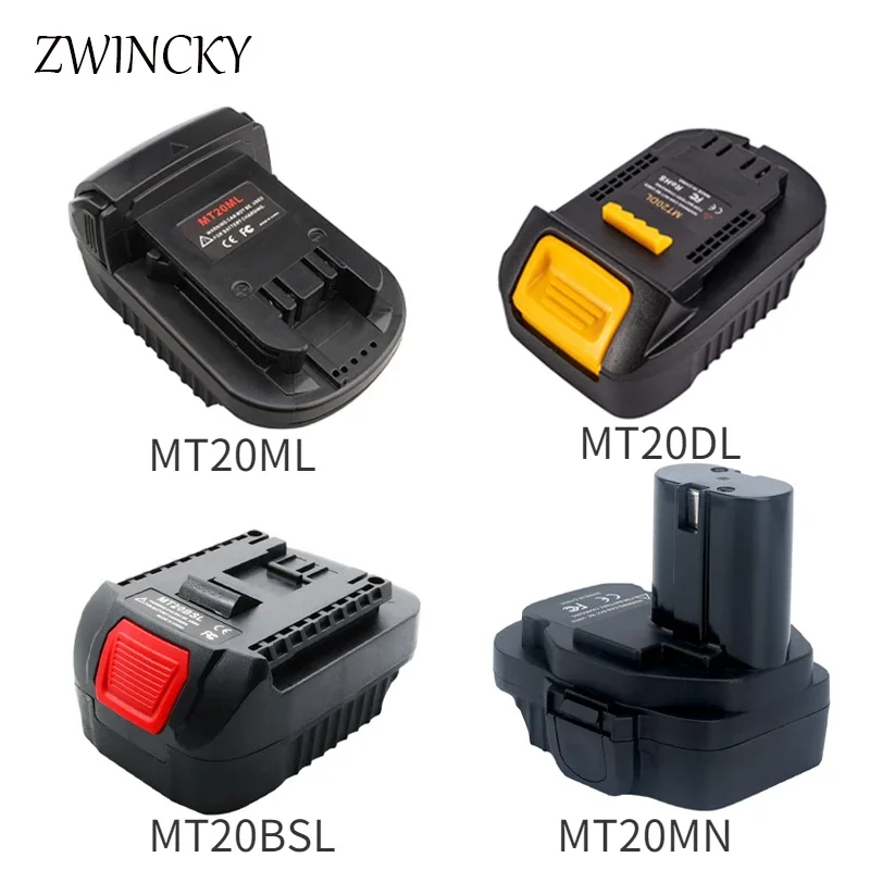 MT20RNL MT20BSL MT20ML MT20DL Adapter konwertera baterii do Makita 18V akumulator litowo-jonowy używany konwersja do baterii narzędziowej Roybi 18V